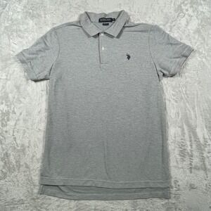 US Polo Assn. Mens Performance Pique Polo Shirt Casual Top - Medium
